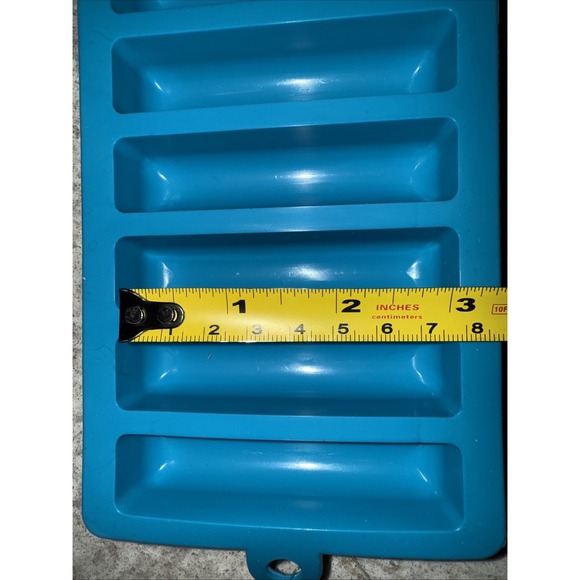 Set Of 4 Ice Cube Rectangle Water Bottle Molds Tray Silicone Ice Cube Mold - Picture 2 of 4